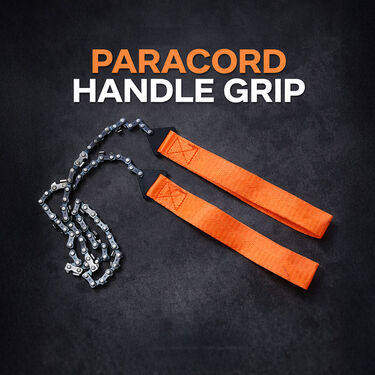 Pocket Chainsaw With Paracord Handle For Wood Cutting (HCS)