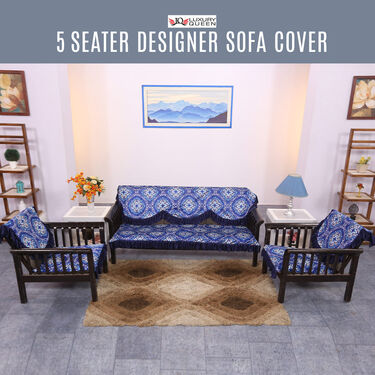 5 Seater Designer Sofa Cover Set (5SC1)