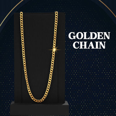Golden Chain + Bracelet + Diamond Ring (MGJ29)