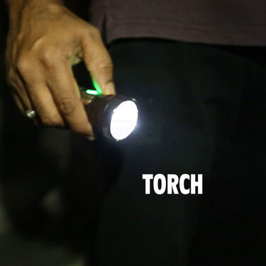 4 In 1 Rechargeable Shaver Trimmer Torch & Emergency Lamp (PS12T)