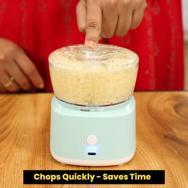 10 Second Powerful Onion & Vegetable Rechargeable Chopper (EG6)