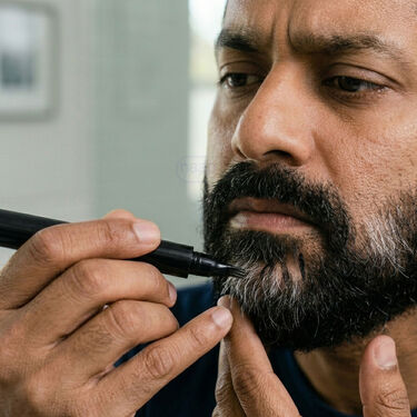 Stylish Golden Trimmer With Free Beard Pen (PMTB)