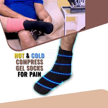 Hot & Cold Compress Gel Socks For Pain (HCCG01)
