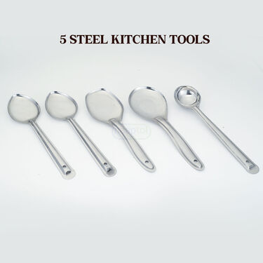 18 Pcs Stainless Steel Copper Coated Cook & Serve Set (18CC1)