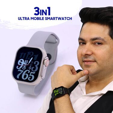 Ultra 3 In 1 Mobile Watch (BCSW28)