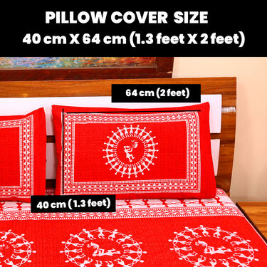 5 Jaipuri Ethenic Soft Cotton Rich Double Bedsheet + 10 Pillow Cover (5BS60)