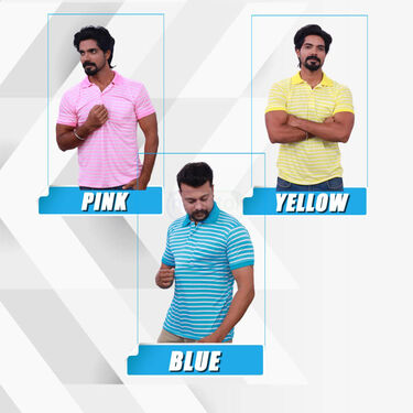 5 Cool Collar T-Shirt With Pocket (5PT20)
