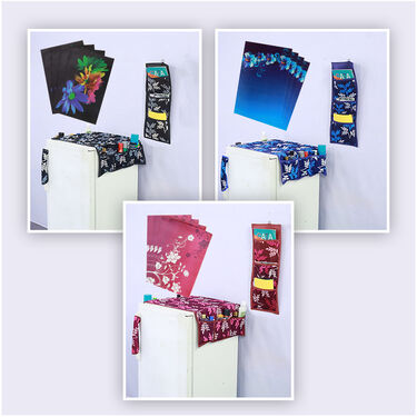 7 Pcs Beautiful Leaves Fridge Cover Combo with 20 Free Gifts (7F8)