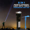8 in 1 Magnetic Emergency Light with Torch   Powerbank And Fan (LTP)