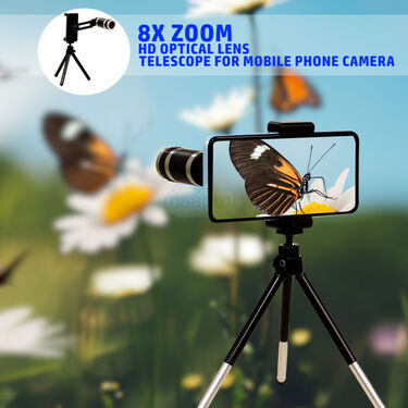 8X Zoom HD Optical Lens Telescope For Mobile Phone Camera (MTH)