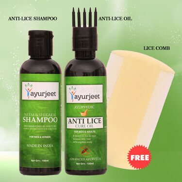 Instant Anti lice Oil & Shampoo With Free lice Comb (IALOS)