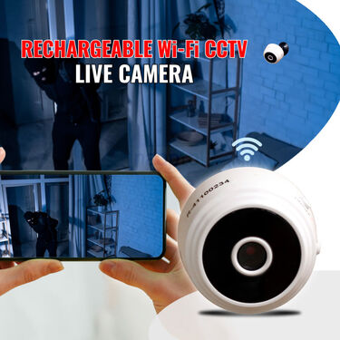 Rechargeable wifi CCTV Live camera (CCTV12)