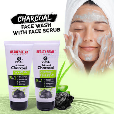Charcoal Face Wash with Face Scrub (CFWFS)