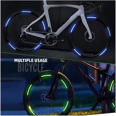 Colorful Tyre Reflectors For Car & Bike Pack Of 20 (CTRFCB)