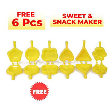 Chapati & Puri Maker + Free 6 Pcs Snack Maker (CP7)