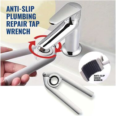 Anti-Slip Wrench Faucet Plumbing Repair Tool (D32)