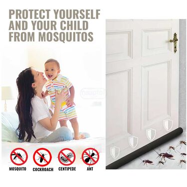 Anti Pest & Dust Door Bottom Guard - Pack of 4 (DBGP4)