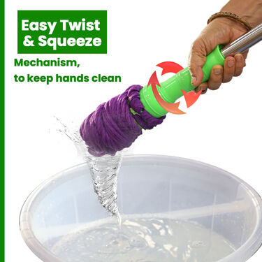 Effortless Self Wringing Easy Twist Mop (ETM)