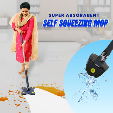 Effortless Self Squeezing Twist Mop (Four Leaf) (SSM4)