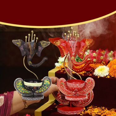 Ganpati Diya Cum Dhoop Holder  (DH-1)