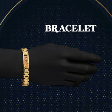 Golden Chain + Bracelet + Diamond Ring (MGJ29)