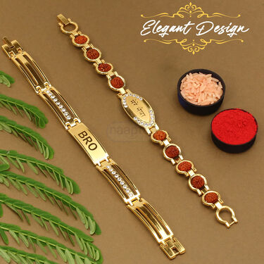 Golden Rakhi Bracelet (RB2) - B1G1