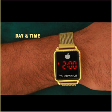 Golden Touch Screen Digital Watch (DW3) - B1G1