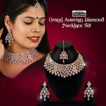 Grand Austrian Diamond Necklace Set (GAUD2)