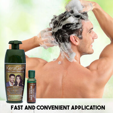 Keragain Hair Color Shampoo &amp; Color Protecting Hair Serum