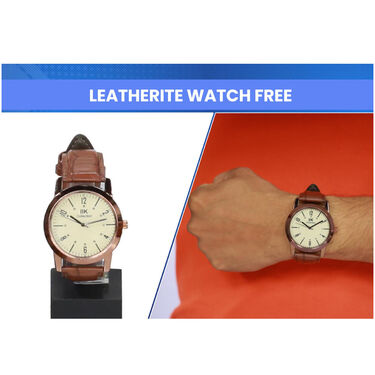 Leatherite Sandals + Free Leatherite Watch + Sunglasses + Aluminium Wallet - Pick Any 1 (SW52)