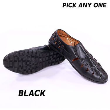 Leatherite Sandals Pick Any 1 Free Sporty Watch And Sunglasses (SW61)