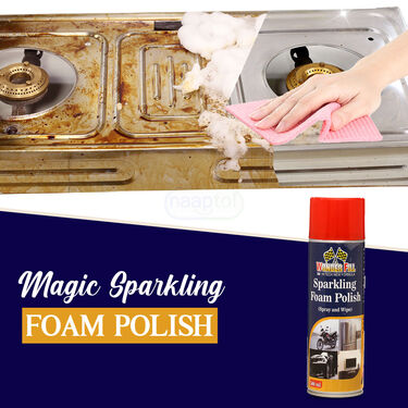 Magic Foam Spray Polish For Home & Car