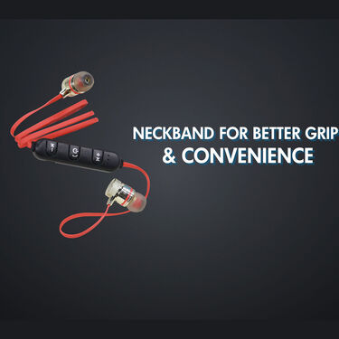 Magnetic Bluetooth Neckband with Free Mobile Stand And Digital Watch