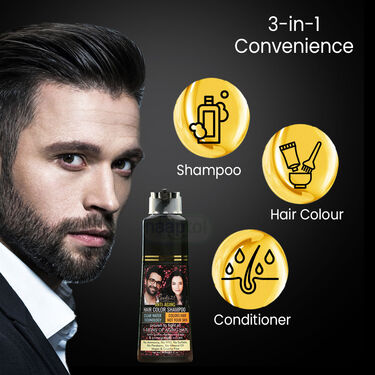 No Stain No Grey Hair Colour Shampoo For Men