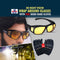 HD Night Vision Wrap Around Glasses With Free Biker Hand Gloves (NVHG1)