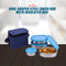 Oval Shaped Steel Lunch Box With Insulated Bag (OSLB)