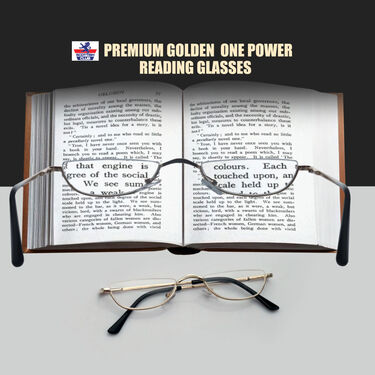 Premium Golden One Power Reading Glasses (PORG3)