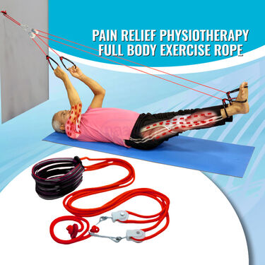 Physiotherapy Exercise Rope For Perfect For Yoga Back Pain And Stress Relief (PRS130)