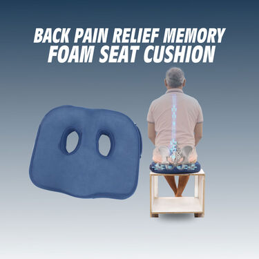 Memory Foam Seat Cushion For Tailbone Pain Relief (PRS134)