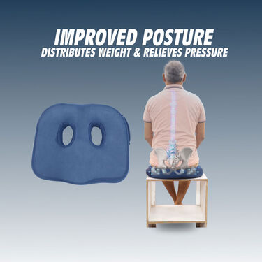 Memory Foam Seat Cushion For Tailbone Pain Relief (PRS134)