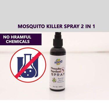 Pack of 2 Powerful Mosquito Protection + Free Mosquito Killer Spray