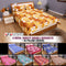 Pack of 8 Petal & Pattern Double Bedsheets Set (8BS46)