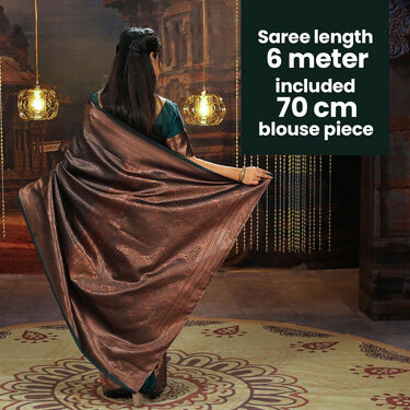 Pick Any 1 Kanjeevaram Inspired Art Silk Saree with Free Blouse Piece (KSS33)