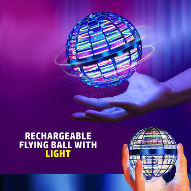 Rechargeable flying ball with led lights