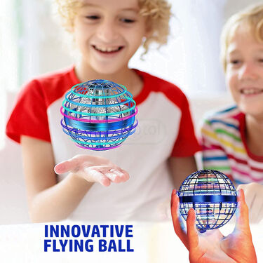 Rechargeable flying ball with led lights