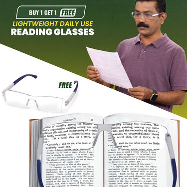 Buy 1 Get 1 Free Lightweight Daily Use Reading Glasses (RRG33)