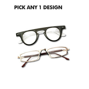 Reading Glasses Buy 1 Get 1 Free - Pick Any 1 Design (SRG18)