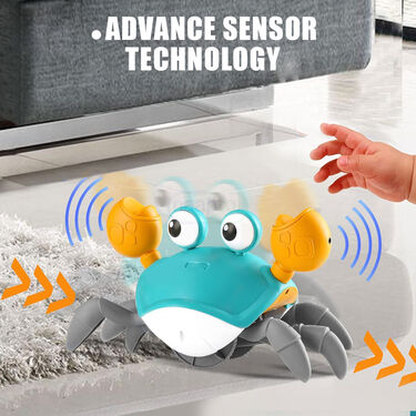 Electronic Musical Crawling Crab Baby Toy