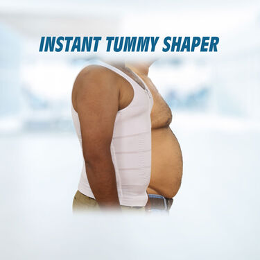 Instant Tummy And Chest Shaping Zipper Vest for Men (SV2)