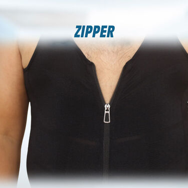 Instant Tummy And Chest Shaping Zipper Vest for Men (SV2)